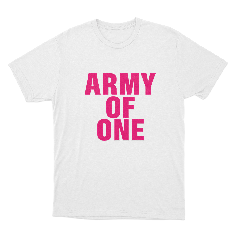 Army Of One Unisex T Shirt White Army Of One Unisex T Shirt White 2