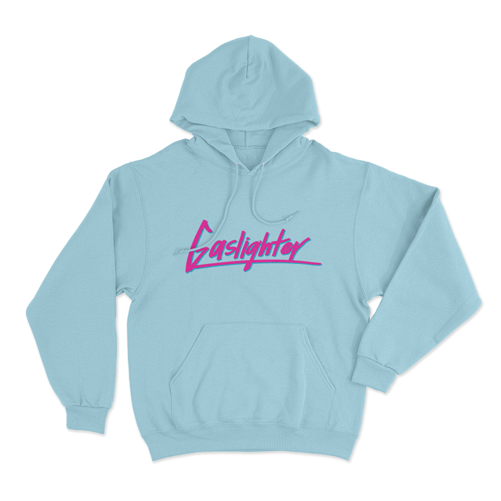 Gaslighter Unisex Hoodie Sky Blue Gaslighter Unisex Hoodie Sky Blue
