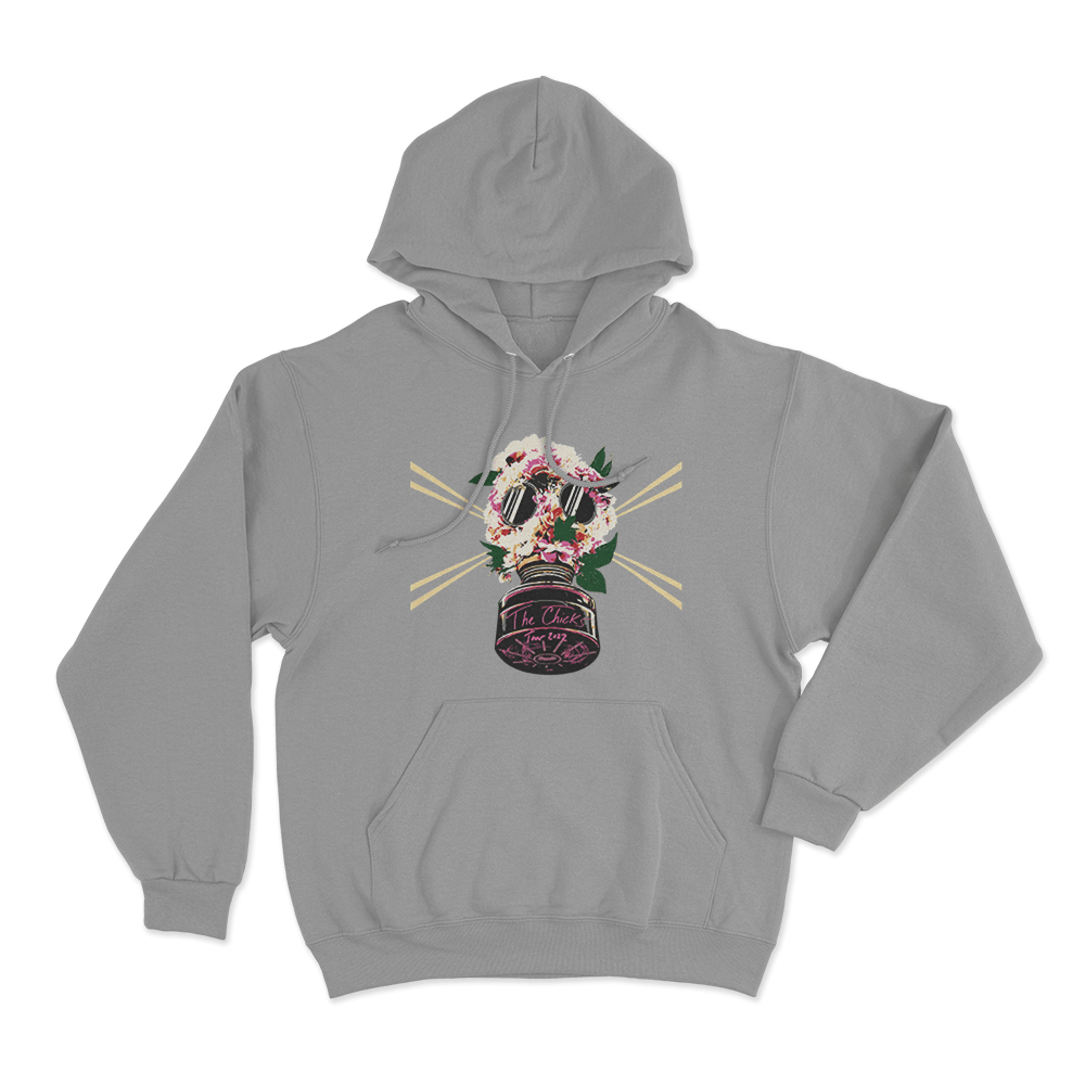 Gasmask Unisex Hoodie Grey Gasmask Unisex Hoodie Grey