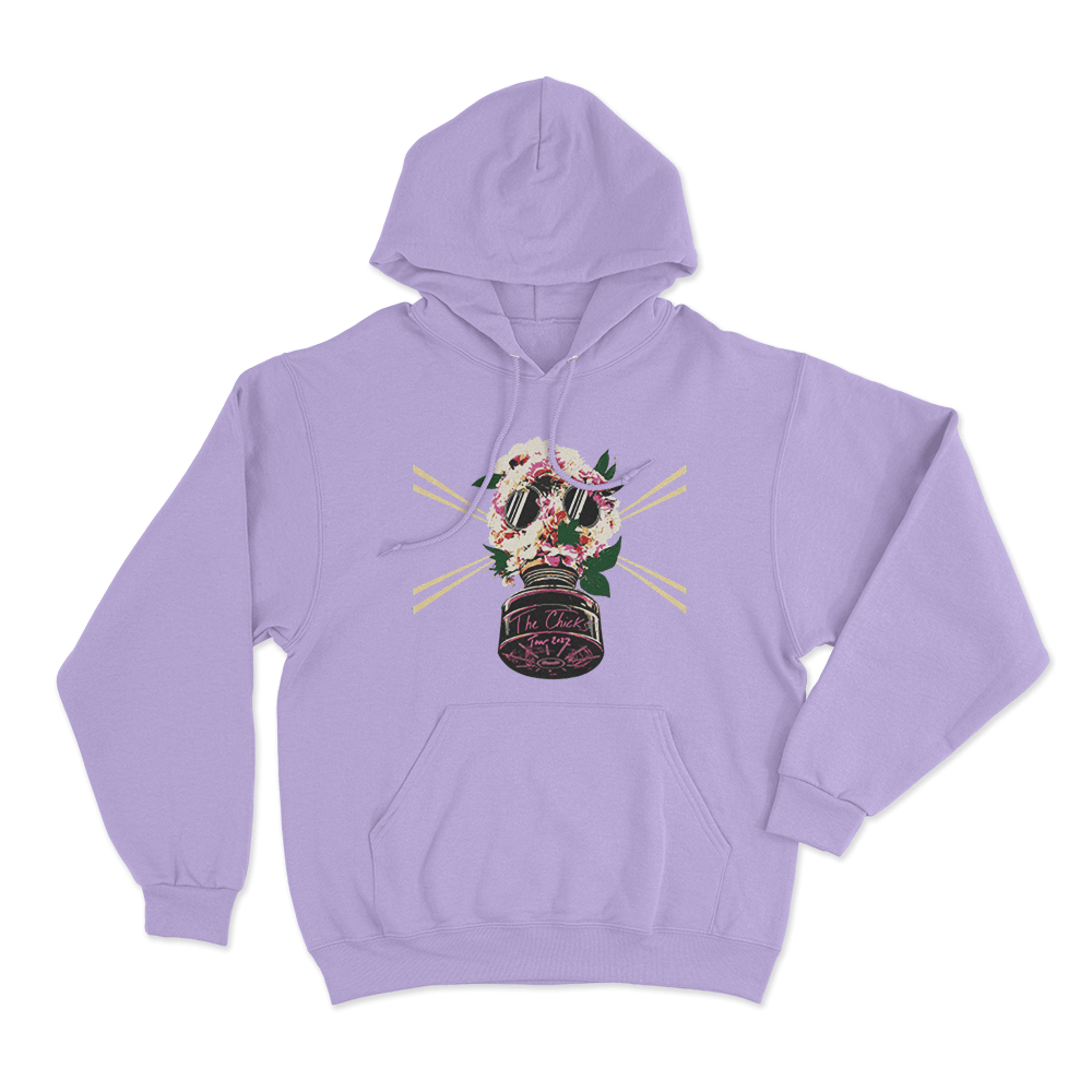 Gasmask Unisex Hoodie Purple Gasmask Unisex Hoodie Purple