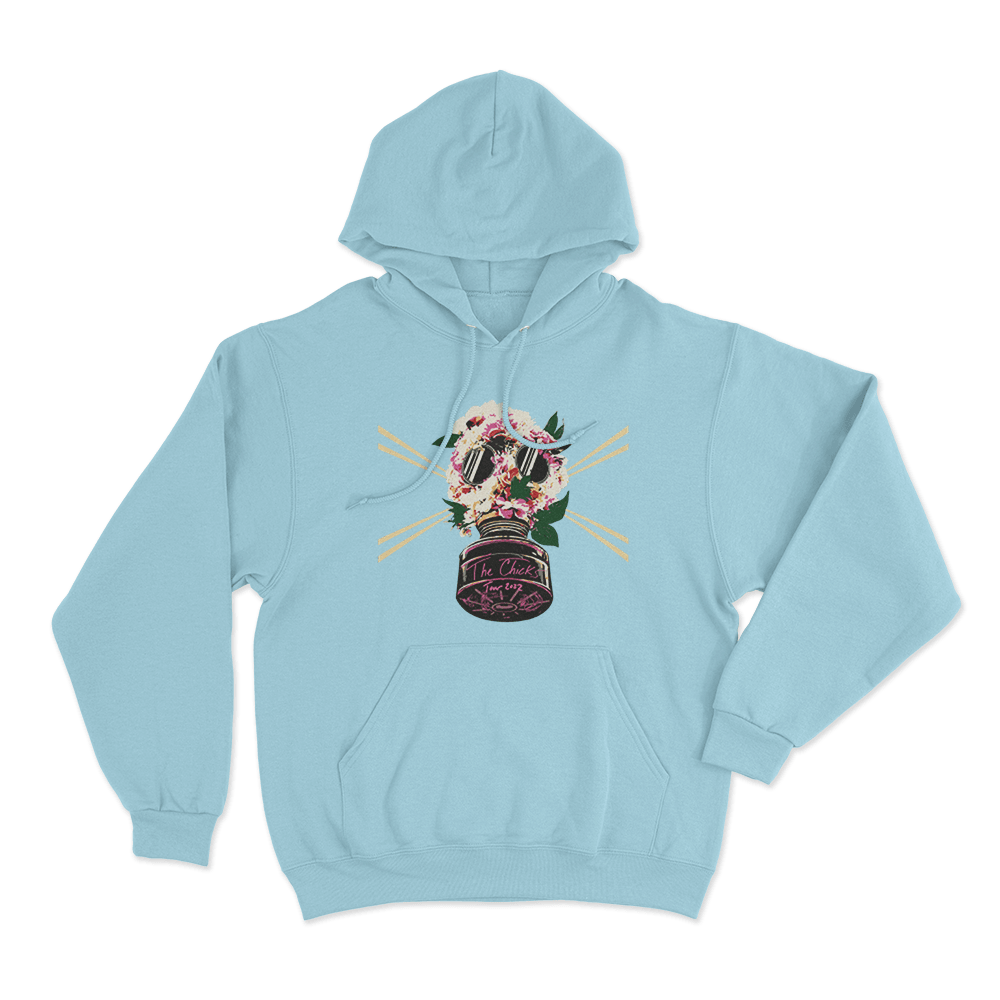 Gasmask Unisex Hoodie Sky Blue Gasmask Unisex Hoodie Sky Blue