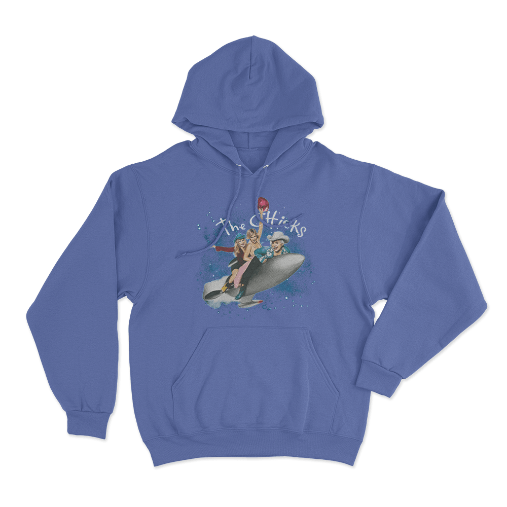 Rocket Unisex Hoodie Blue Rocket Unisex Hoodie Blue