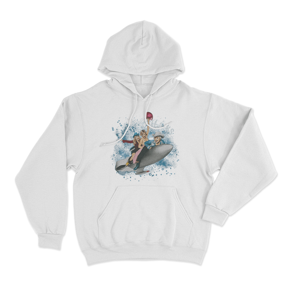 Rocket Unisex Hoodie White Rocket Unisex Hoodie White