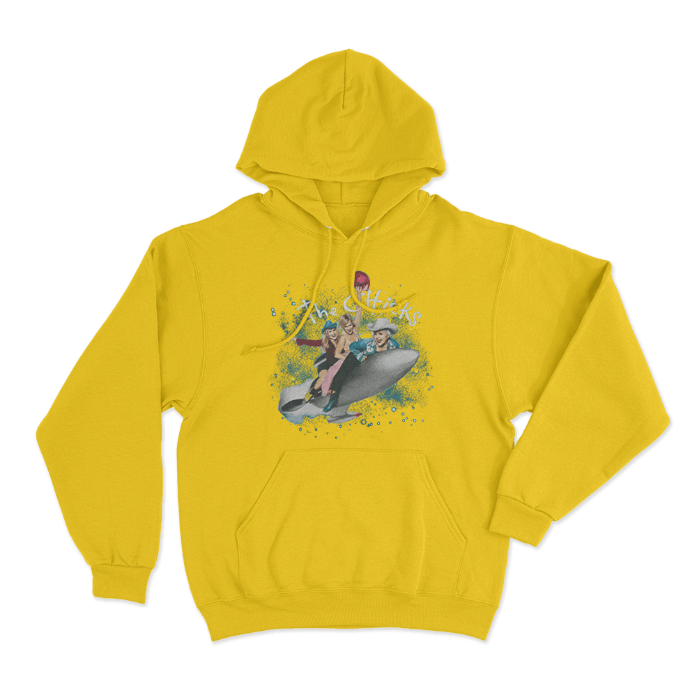 Rocket Unisex Hoodie Yellow Rocket Unisex Hoodie Yellow