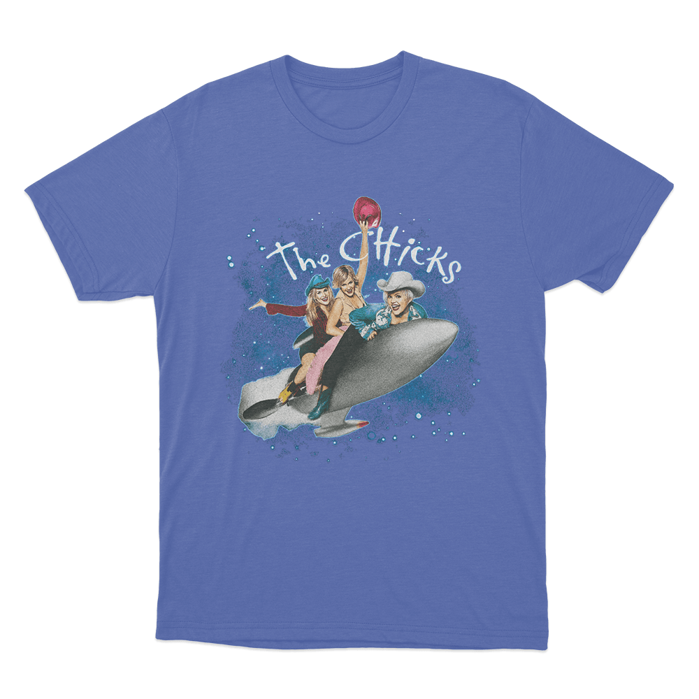 Rocket Unisex T Shirt Blue Rocket Unisex T Shirt Blue