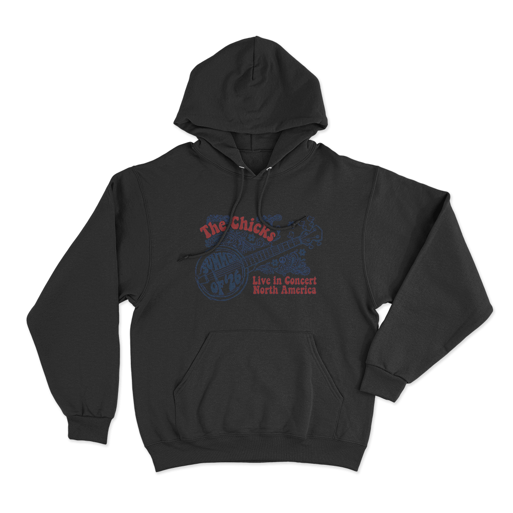 The Chicks Summer of '26 Tour Unisex Hoodie Black The Chicks Summer of 26 Tour Unisex Hoodie Black
