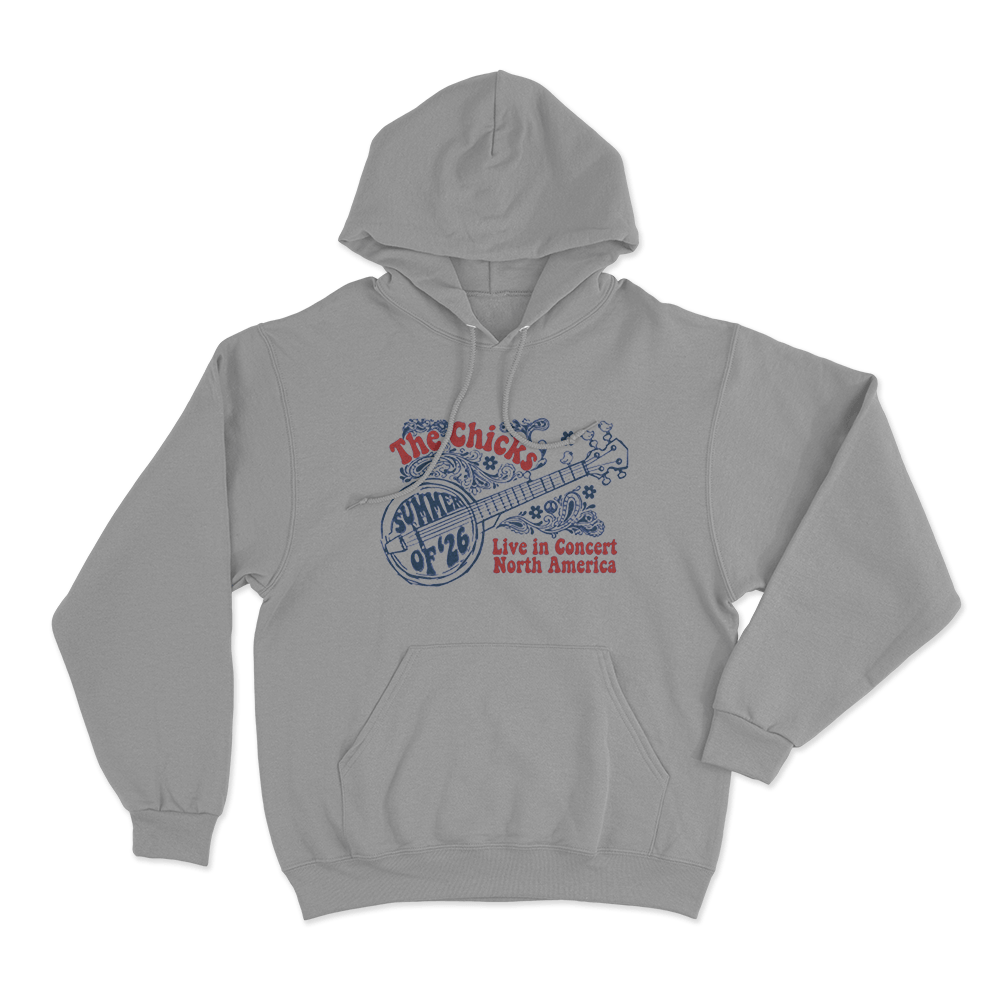 The Chicks Summer of '26 Tour Unisex Hoodie Grey The Chicks Summer of 26 Tour Unisex Hoodie Grey