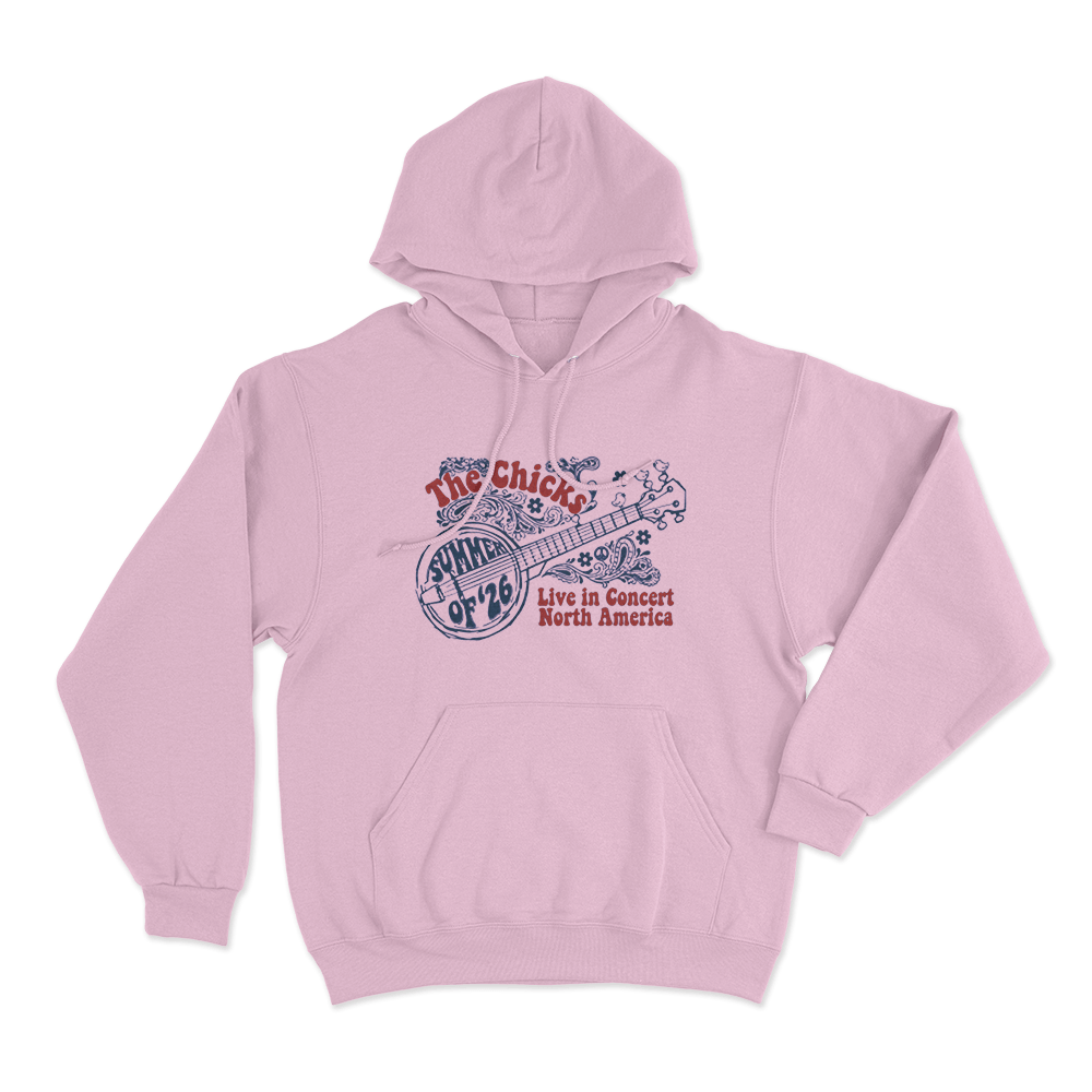 The Chicks Summer of '26 Tour Unisex Hoodie Pink The Chicks Summer of 26 Tour Unisex Hoodie Pink