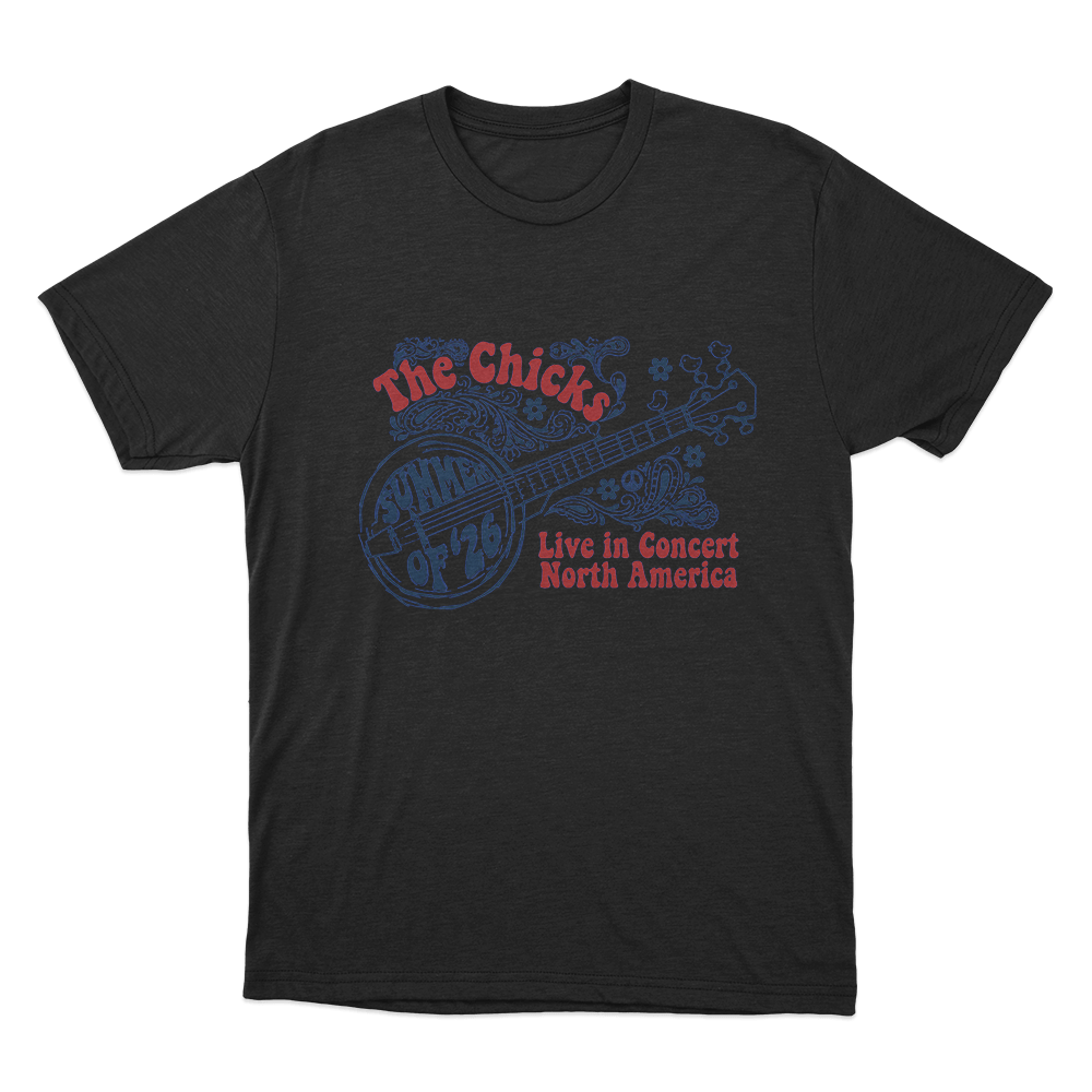 The Chicks Summer of '26 Tour Unisex T Shirt Black The Chicks Summer of 26 Tour Unisex T Shirt Black