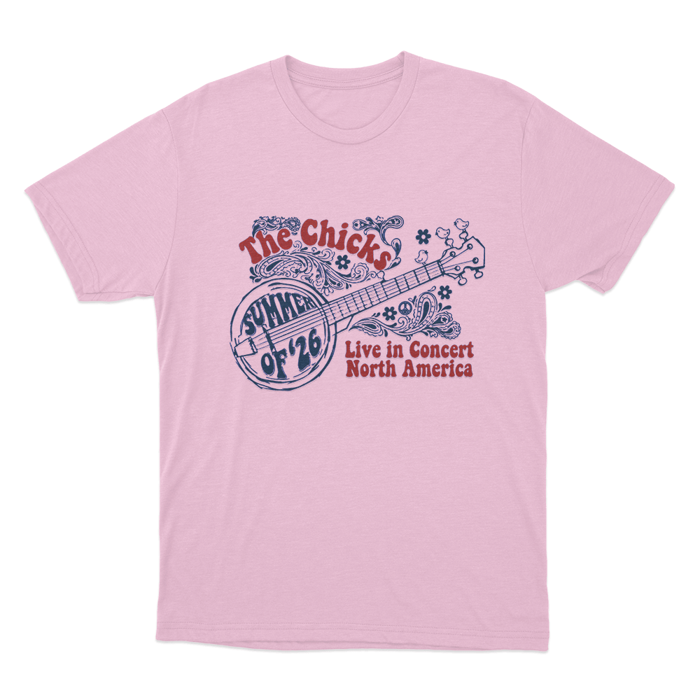The Chicks Summer of '26 Tour Unisex T Shirt Pink The Chicks Summer of 26 Tour Unisex T Shirt Pink