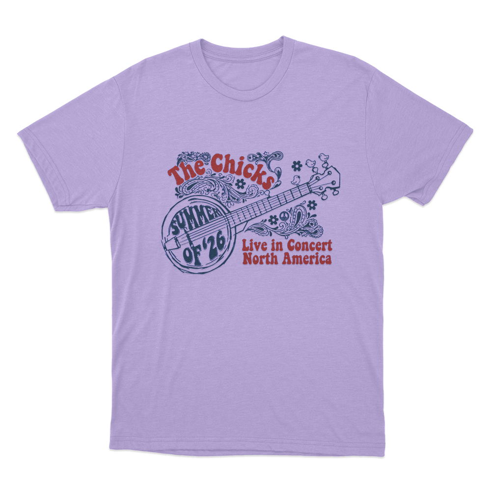 The Chicks Summer of '26 Tour Unisex T Shirt Purple The Chicks Summer of 26 Tour Unisex T Shirt Purple