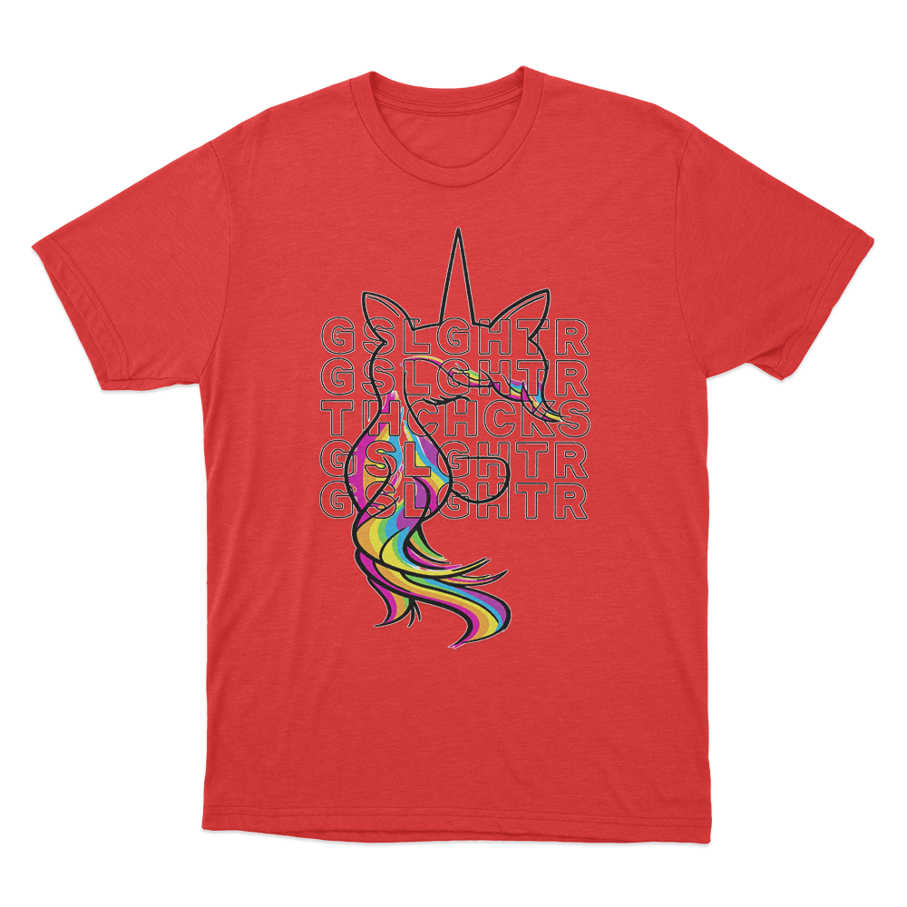 Unicorn Pride Unisex T Shirt Red Unicorn Pride Unisex T Shirt Red