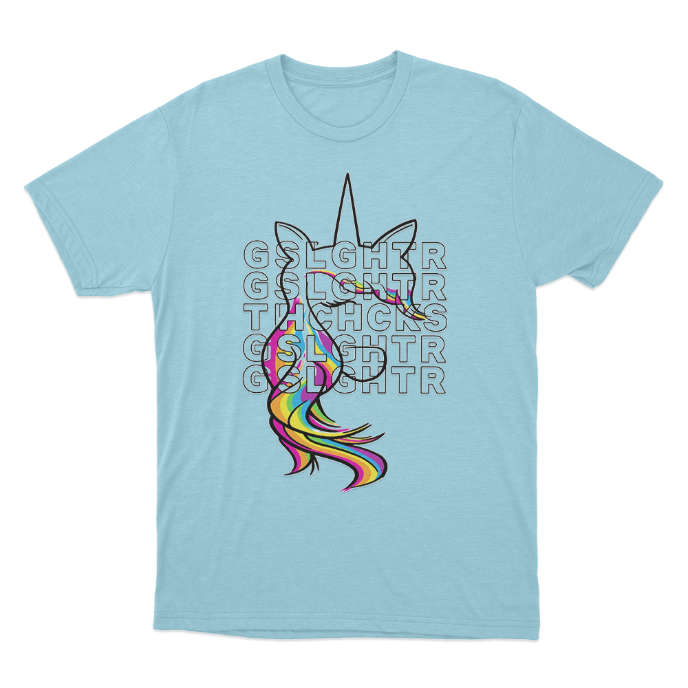 Unicorn Pride Unisex T Shirt Sky Blue Unicorn Pride Unisex T Shirt Sky Blue